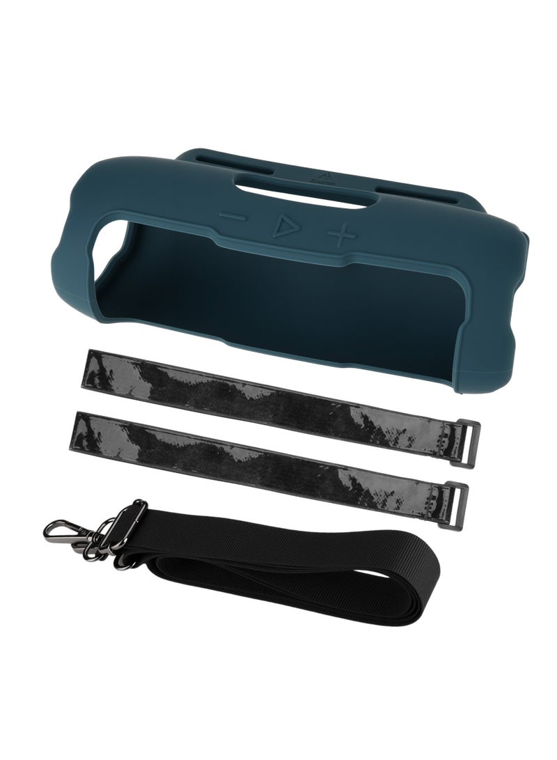 general Silicone Protective Case for JBL Flip7 Speaker Portable Bike/Golf Cart Pole Mount Strap Holder Shockproof & Wear-Resistant Outdoor Compatible - Image 1