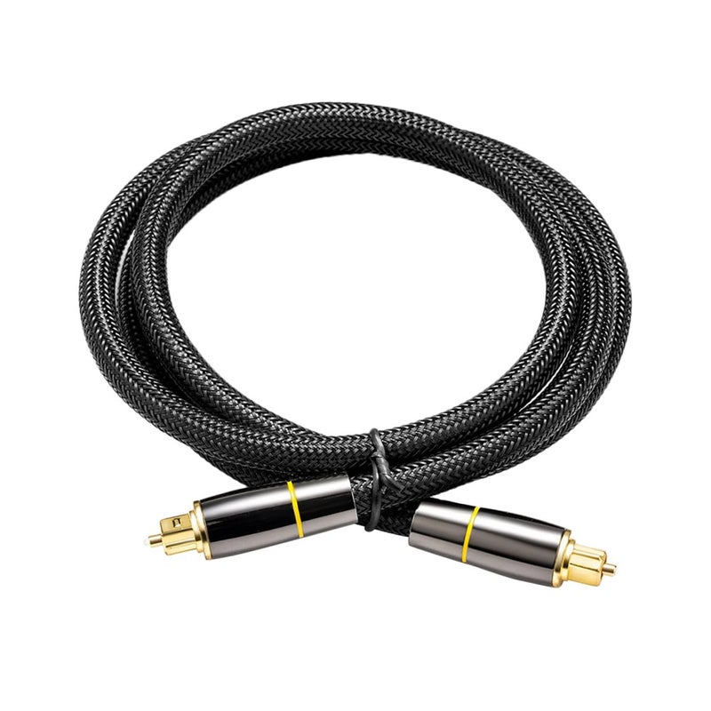 Digital Optical Audio Cable Male to Male High Density Mesh Shielding for Home Theater TV DVD - Image 2
