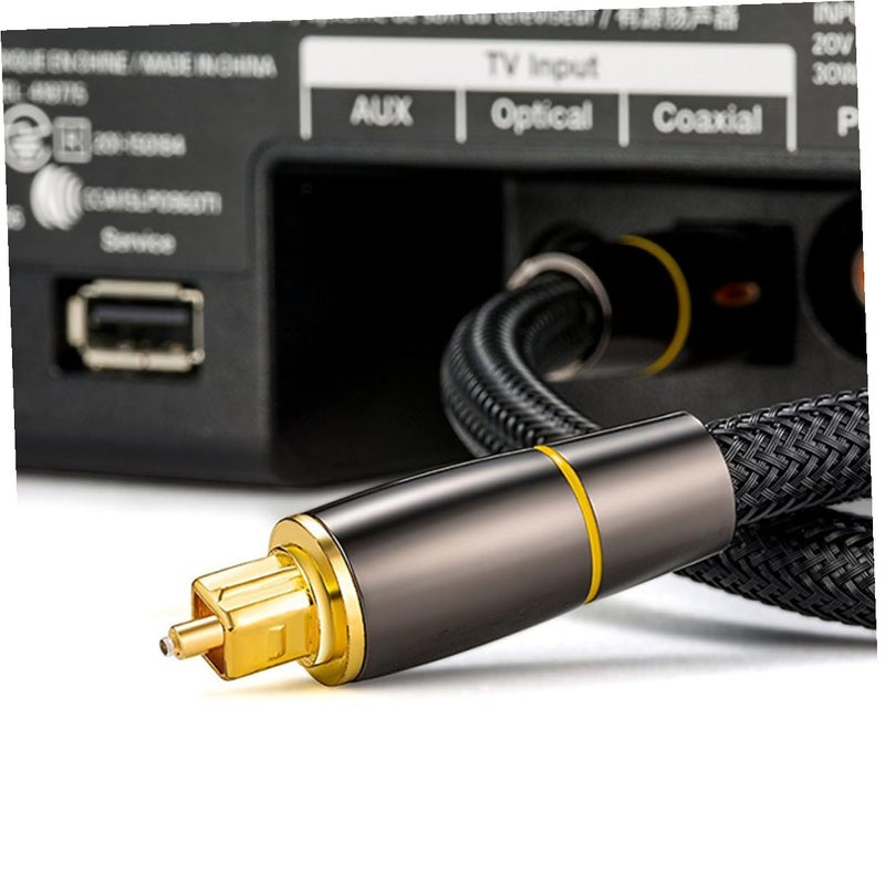 Digital Optical Audio Cable Male to Male High Density Mesh Shielding for Home Theater TV DVD - Image 4