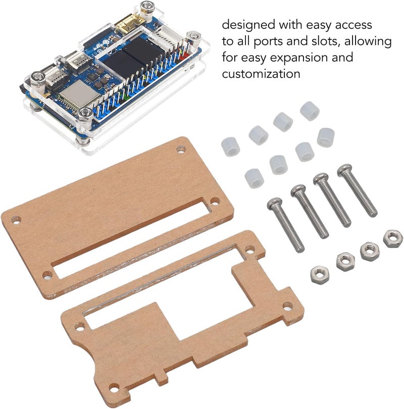 Case for Orange Pi, Transparent Acrylic Case, 2W Sturdy Durable Precise Cutouts Simple Development Board Case, Simple Development Board Case - Image 3