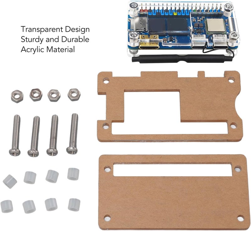 Case for Orange Pi, Transparent Acrylic Case, 2W Sturdy Durable Precise Cutouts Simple Development Board Case, Simple Development Board Case - Image 4