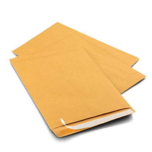 Aimoh 100 10 x 13 Self-Seal Brown Kraft Catalog Envelopes - 28lb, 100 Count, Ultra Strong Quick-Seal, 10x13 inch (39300) - Image 4