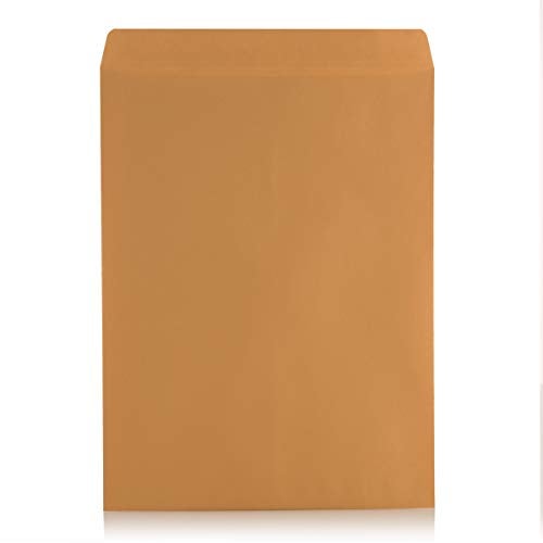 Aimoh 100 10 x 13 Self-Seal Brown Kraft Catalog Envelopes - 28lb, 100 Count, Ultra Strong Quick-Seal, 10x13 inch (39300) - Image 3