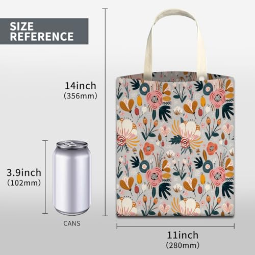 ABUIFDK Car Trash Can, Cute Car Trash Bag, Hanging Car Organizer and Storage Bag, Trash Bin for Car Accessories, Vehicle, Travelling, Camping Cute Blue Flowers - Image 5