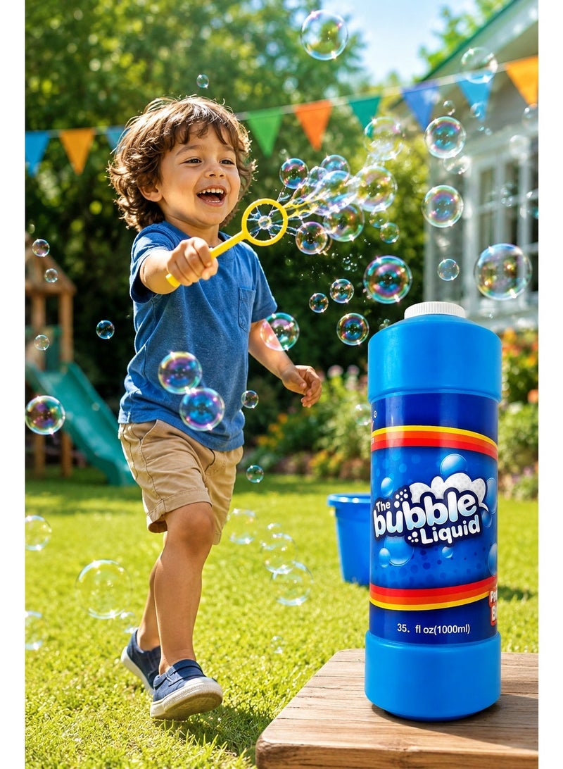 Bubble Liquid Refill 1000ml – Ready-to-Use Bubble Solution for Bubble Wands, Bubble Machines & Outdoor Kids Play – Large 1L Bubble Refill Bottle - Image 4