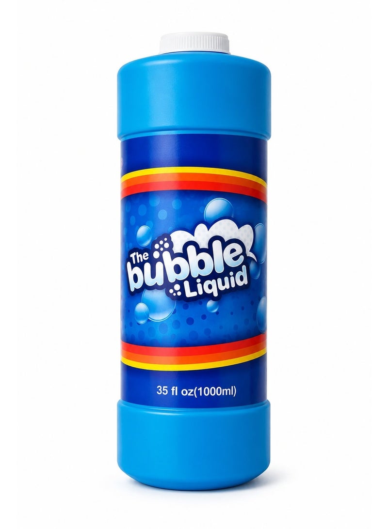 Bubble Liquid Refill 1000ml – Ready-to-Use Bubble Solution for Bubble Wands, Bubble Machines & Outdoor Kids Play – Large 1L Bubble Refill Bottle - Image 1