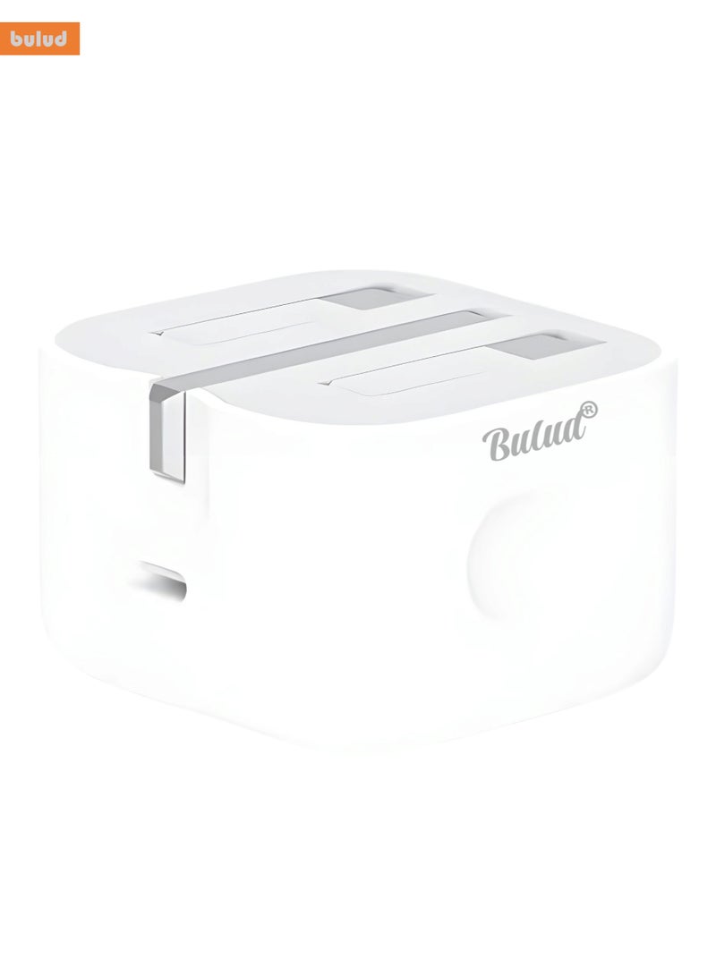 bulud 20W USB-C Fast Charger for iPhone & iPad – Compact Travel Adapter with PD Fast Charging, Universal Compatibility & Safety Protection - Image 2