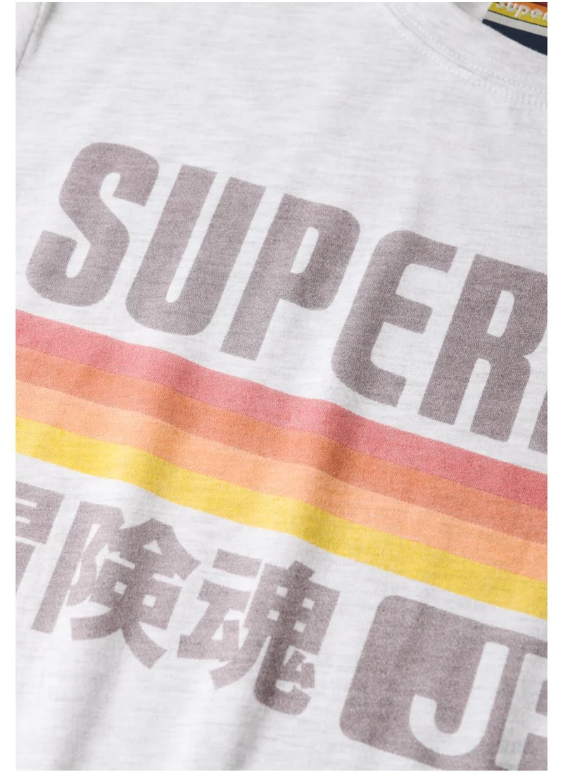 سوبر دراي Japan Stripe Relaxed Tee