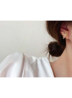 NIBEMINENT Rhinestone Studded Butterfly Stud Earrings  - Image 4