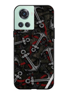Protective Case Cover For OnePlus Ace Anchor Leggings Design Multicolour