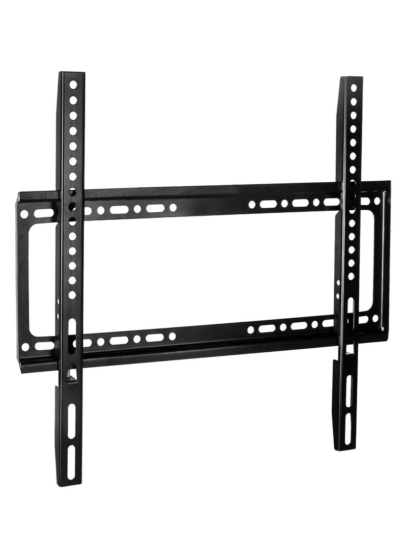 Generic TV Wall Mount 26-63 flat panel TV Bracket Heavy Duty Ultra Maximum load 50KG TV Wall Fixing Mount for Flat Curved Screen TV LED LCD OLED,46 * 18.5cm Black  - Image 1