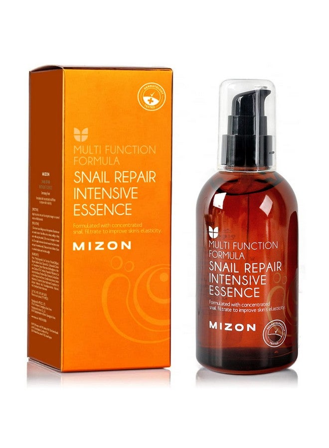 MIZON Snail Line Snail Repair Intensive Essence Improves Skin Wrinklecare Smooth Skin Korean Skincare (3.38 Fl Oz) - Image 1