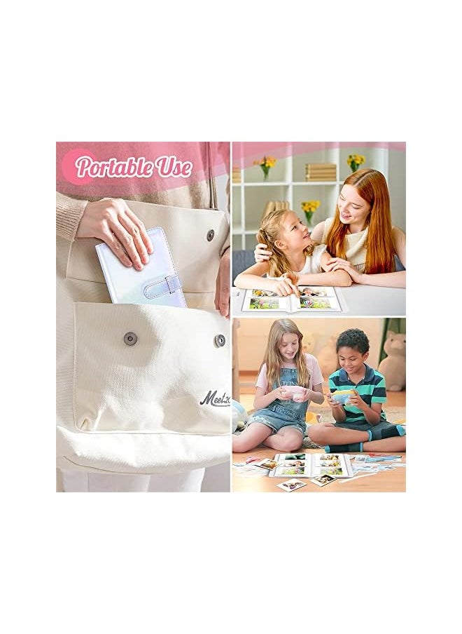 The Bros 96 Pockets Photo Album for Fujifilm Instax Mini 11 90 70 9 8+ 8 LiPlay Instant Camera, for Polaroid Snap SnapTouch PIC-300 Z2300 Instant Camera and for Zip Instant Printer (Magic Silver)  - Image 5