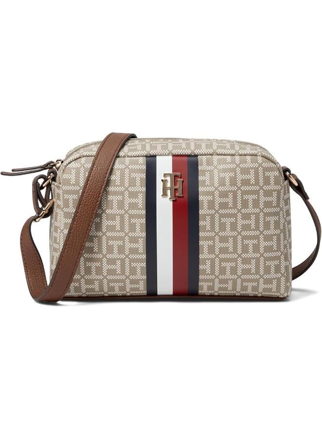 Tommy Hilfiger Plus Tommy Hilfiger Rowan II Crossbody-Coated Square Monogram\BAGD014  - Image 1