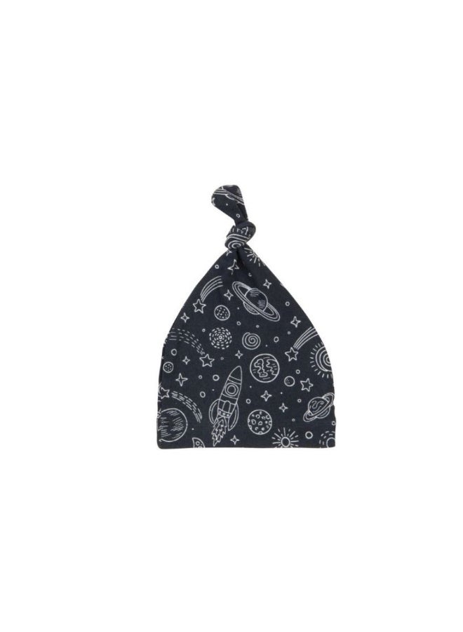 All4Ella Jersey Swaddle & Beanie Set - Outer Space - Image 4