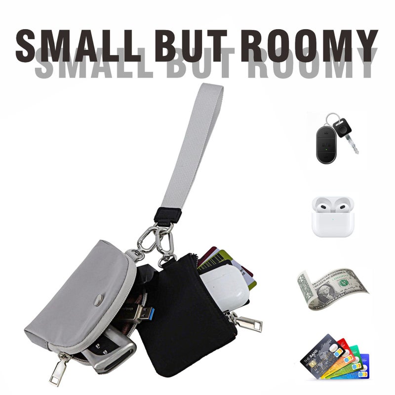 Lulu Same Multi-Functional Fashion Women'S Wrist Bag Portable Simple Bank Card Mini Coin Purse - Image 4