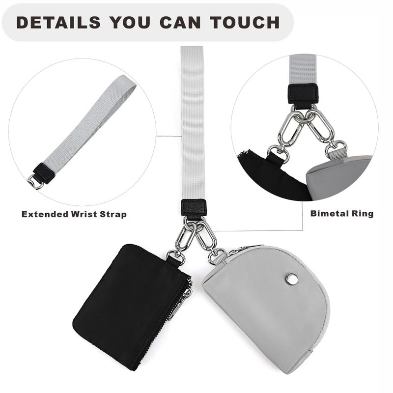 Lulu Same Multi-Functional Fashion Women'S Wrist Bag Portable Simple Bank Card Mini Coin Purse - Image 5