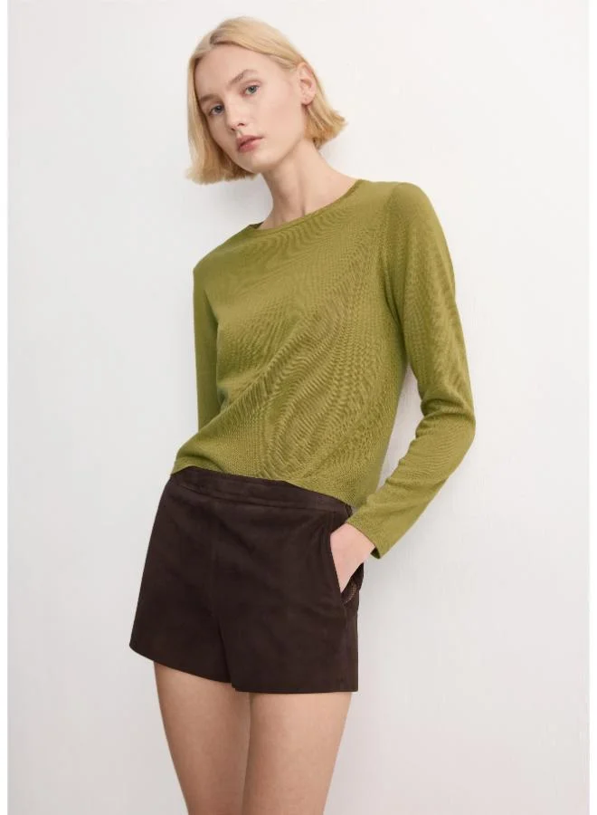 مانجو Long-sleeve knitted sweater