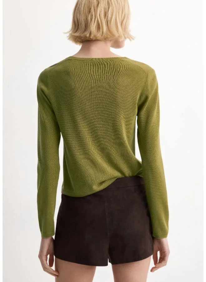 مانجو Long-sleeve knitted sweater