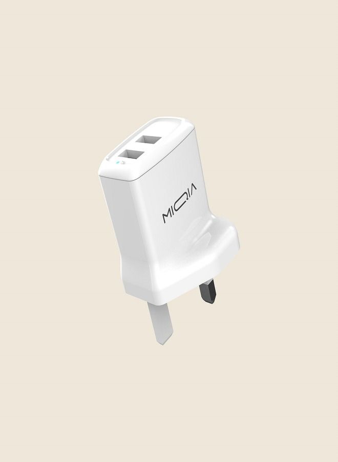 MIQIA 2-Port MIQIA Adapter White - Image 1