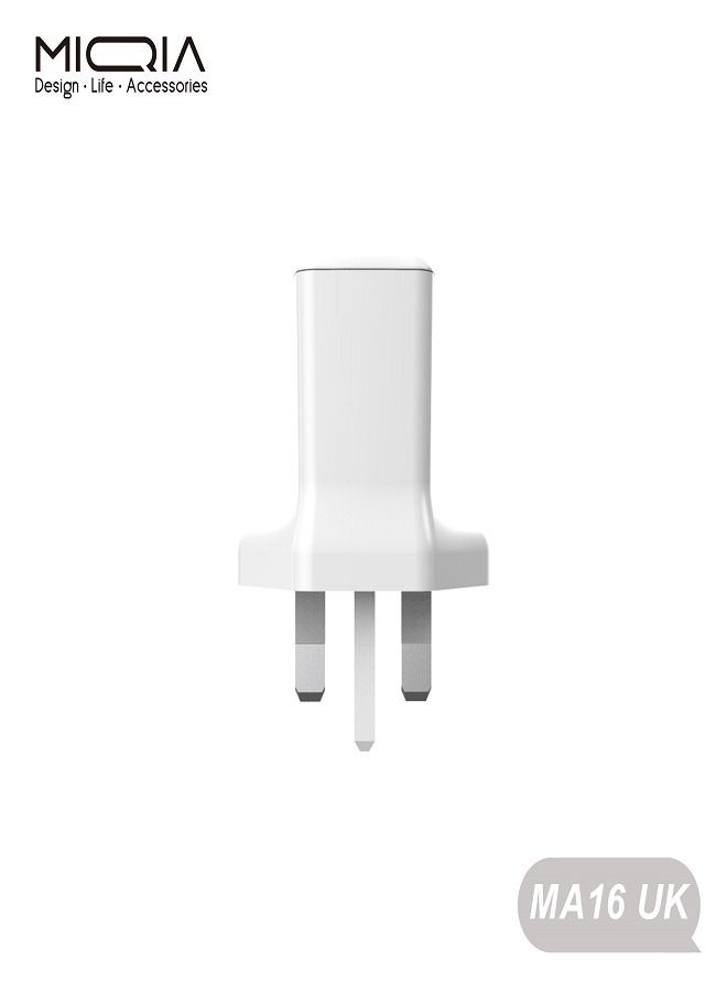 MIQIA 2-Port MIQIA Adapter White - Image 4