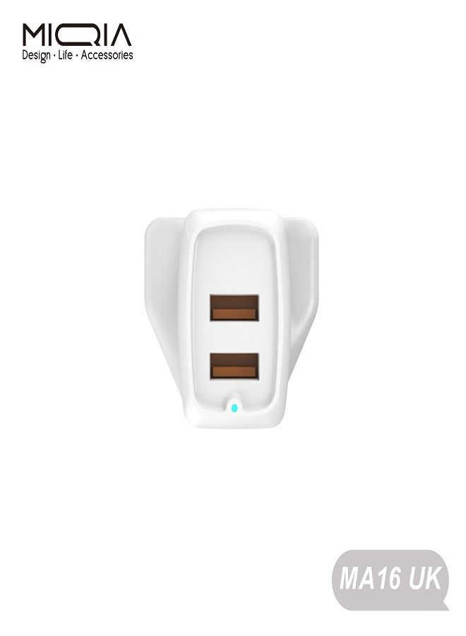 MIQIA 2-Port MIQIA Adapter White - Image 5