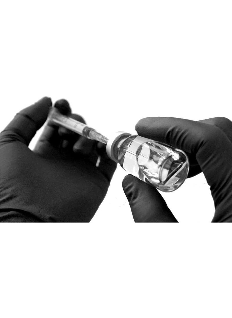 Medpride MedPride Black Nitrile Powder Free Exam Gloves XLarge 100  - Image 2