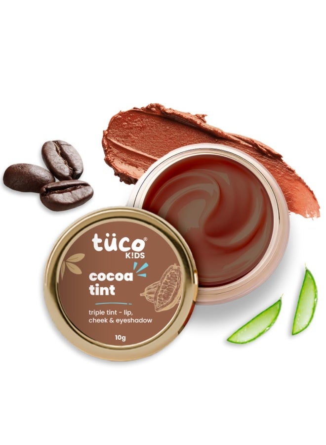 Tuco® Kids Lip & Cheek Tint for Makeup | Made With Cocoa, Beeswax, Shea Butter, Alkanet Roots | Ages 2-5, 5-10, 10-15 Years | Paraben, Sulphate, Alcohol & Mineral Oil Free | Safe for Girls | 10 gm - Image 1