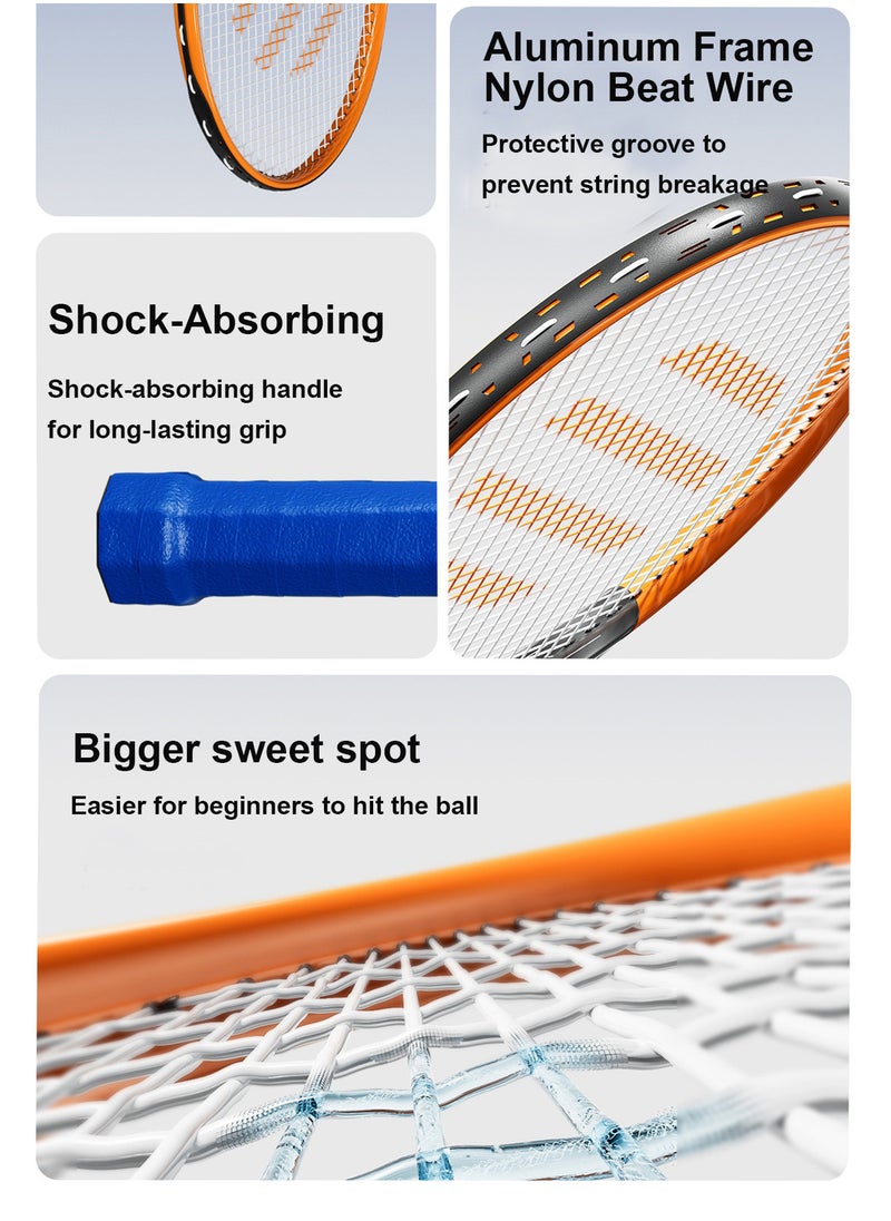 Splendors Tennis Racket for Adult Recreational Tennis Racket Set For Beginners and Professional Tennis Racket With Grip Tennis Training Equipment With 2 Rebound Tennis Balls, 1 Tennis Bag 1 Training Base  - Image 4
