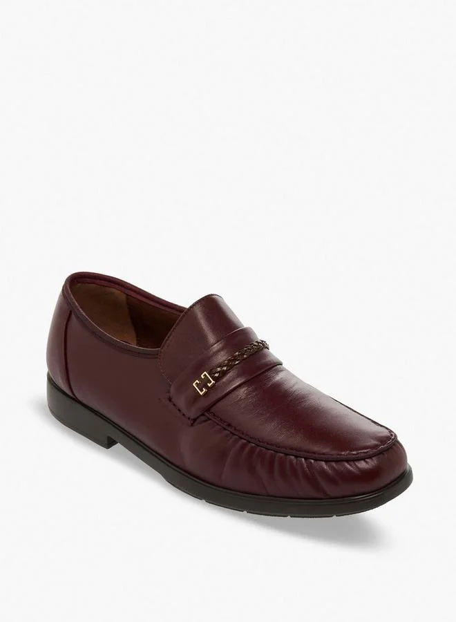 بينوسوس Men Slip-On Leather Loafers