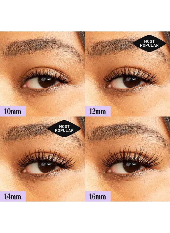 Lilac St. Lilac St - Prism Glamorous Faux Eyelash Clusters (12mm) - Dynamic & Fluttery Volume - DIY Lash Extension Wisps - Lightweight & Lifelike - Lasts 10 Days - Women Founded, Cruelty Free, Vegan - 10 Lashes  - Image 5