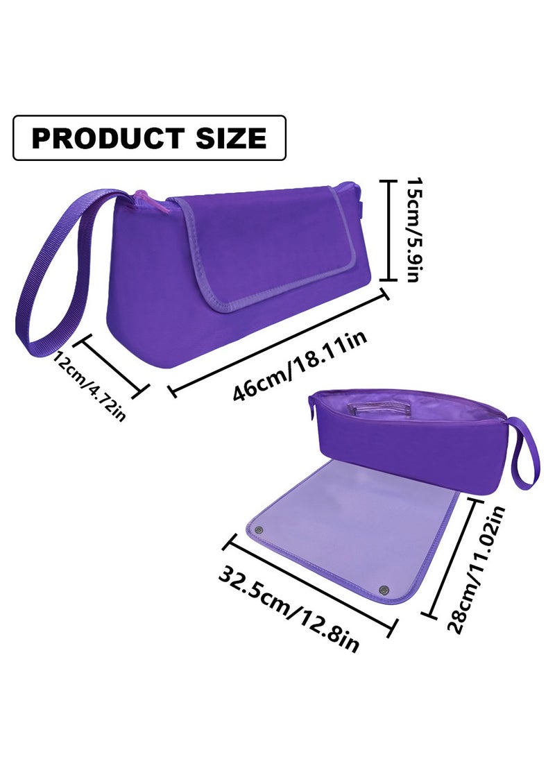 عام حقيبة أدوات تزيين الشعر، مشبش شعر، مستقيع شعر، أدوات عازلة للحرارة، حقيبة تخزين حصيرة سفر للمائدة، مقاومة الحروق. - Image 2