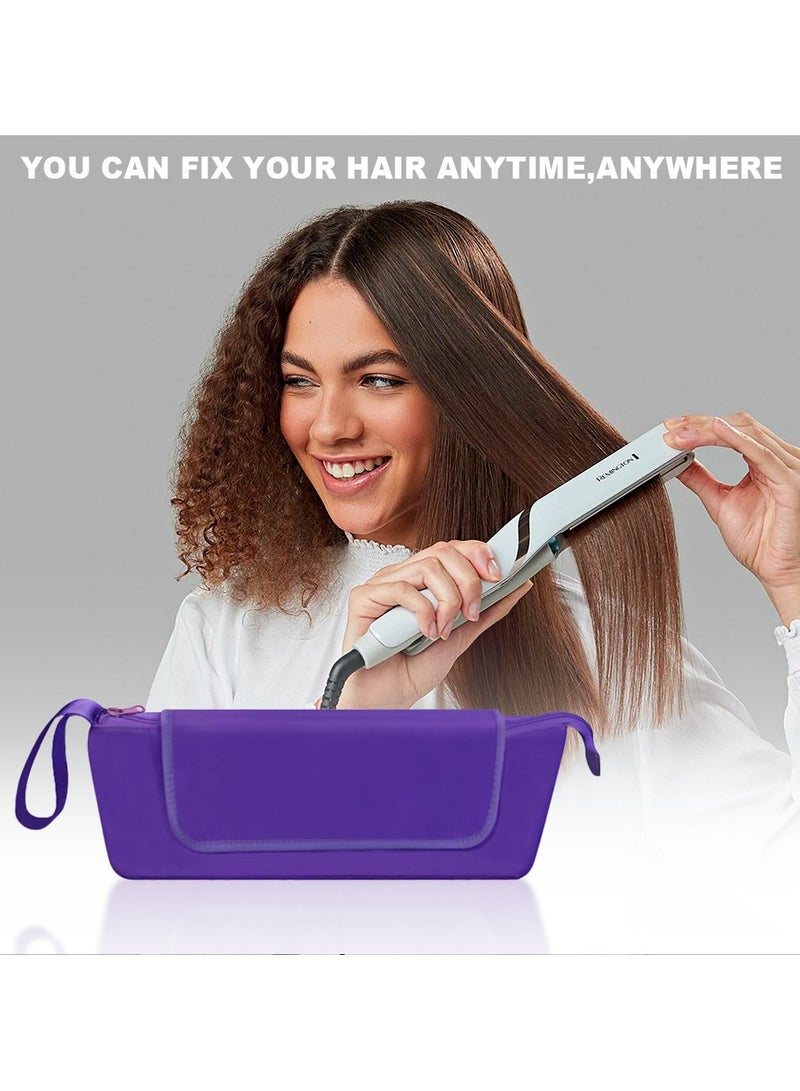 عام حقيبة أدوات تزيين الشعر، مشبش شعر، مستقيع شعر، أدوات عازلة للحرارة، حقيبة تخزين حصيرة سفر للمائدة، مقاومة الحروق. - Image 3