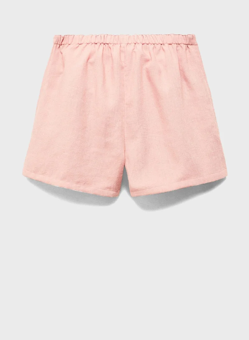 مانجو Kids Pleated Shorts