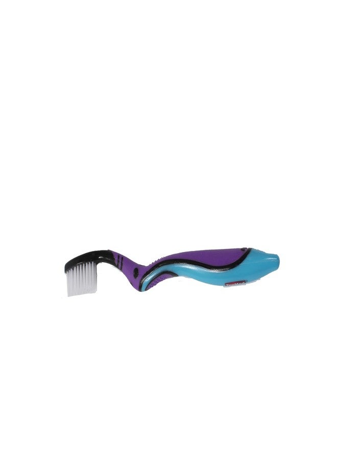 TOPMED ETS Top Med ETS Smokers Toothbrush Extra Hard (Purple and Blue, Regular) - Image 4