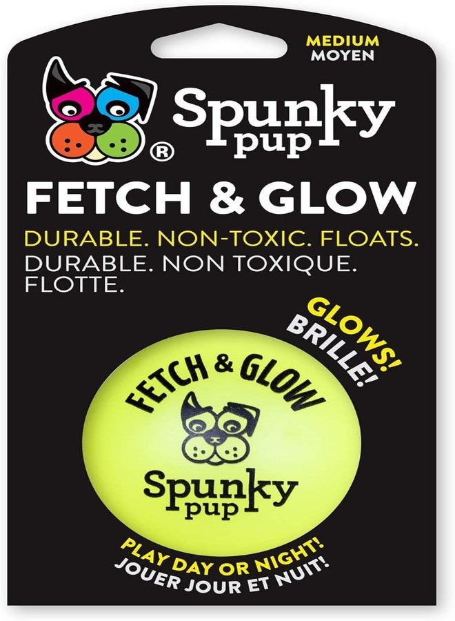 Spunky pup Fetch & Glow Ball Medium, (Assorted) - Image 1