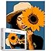 Tucocoo Jigsaw Puzzles 1000 Pieces for AdultsBlack Girl with Sunflower Hardboard PuzzleChallenging Puzzle Perfect for Game NightsDIY Home Wall DecorArt Puzzles African American Woman Girl Art 27 x 20 - Image 2