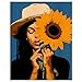Tucocoo Jigsaw Puzzles 1000 Pieces for AdultsBlack Girl with Sunflower Hardboard PuzzleChallenging Puzzle Perfect for Game NightsDIY Home Wall DecorArt Puzzles African American Woman Girl Art 27 x 20 - Image 4