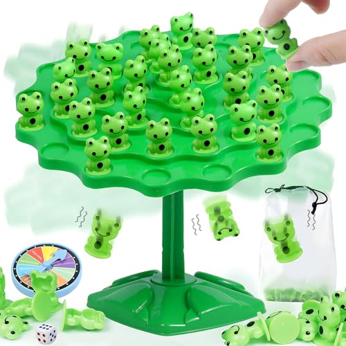 rytopt Frog Balance Game TwoPlayer Balance Game Tree Parent Interactive Family Tabletop Puzzle Birthday Board Games for Adults - Image 1
