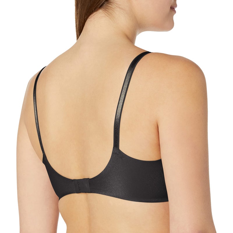 Warner's Women's Plus-Size Simply Perfect Underarm Smoothing Underwire Bra Bra, Rich Black, 38B - Image 2