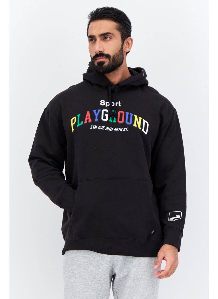 Puma x Select Men Sportswear Fit Long Sleeves Outdoor Sweatshirt, Black  - Image 1
