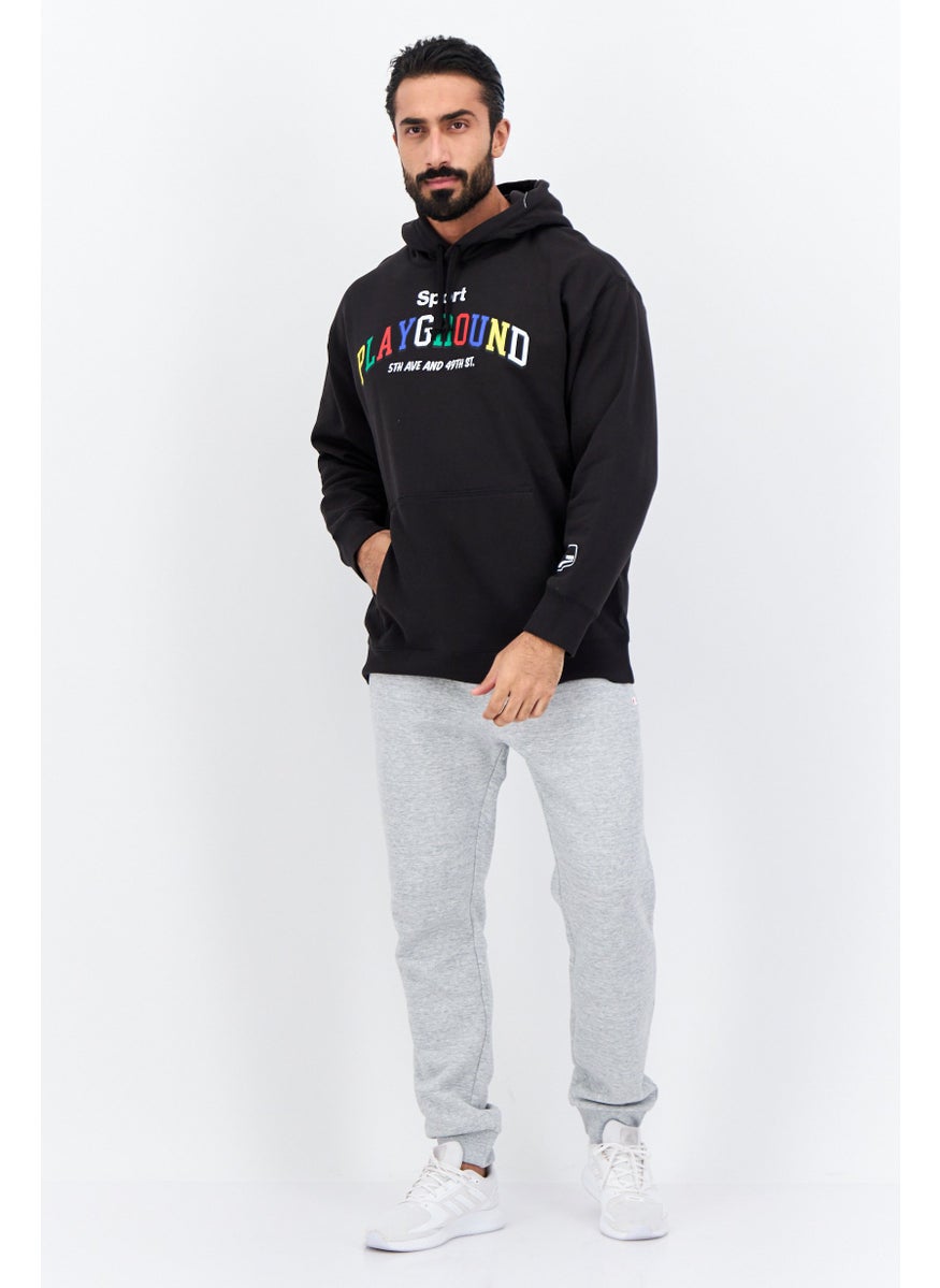 Puma x Select Men Sportswear Fit Long Sleeves Outdoor Sweatshirt, Black  - Image 4