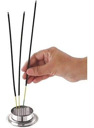 Konquer TimeS Konquer TimeS Stainless Steel Agarbatti StandIncense Holder with Dhoop HolderPack of 2  - Image 3