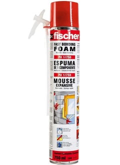 Fischer Fischer Fast Bonding Foam PU  98011 Mousse Expansive  Up to 41L coverage Ideal for the filling, insulation and isolation of window  - Image 1