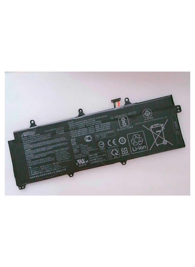 Generic - C41N1712 Laptop Battery Compatible for Asus ROG Zephyrus GX501 GX501G GX501GI GX501GM GX501GS GX501V GX501VI GX501VS GX501VS-XS71 GX501VSK GX501VIK GX501VI-GZ030T Series 0B200-02380100 0B200-02380200 - Image 1