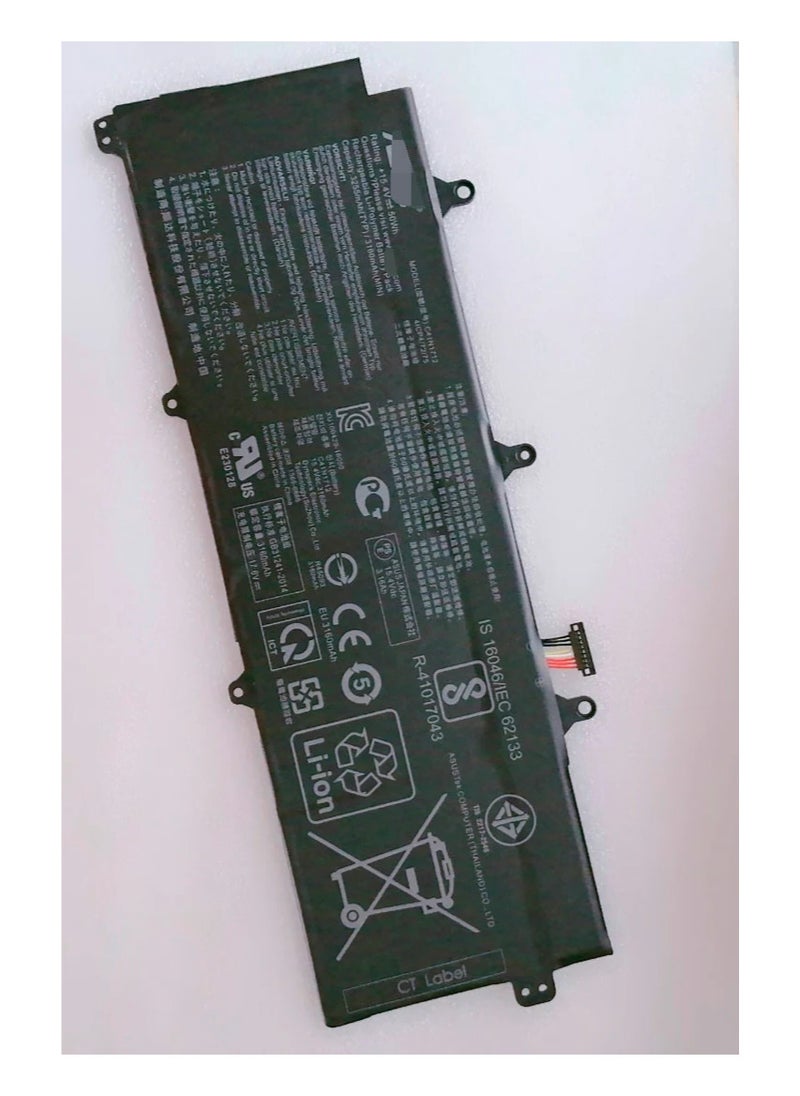Generic - C41N1712 Laptop Battery Compatible for Asus ROG Zephyrus GX501 GX501G GX501GI GX501GM GX501GS GX501V GX501VI GX501VS GX501VS-XS71 GX501VSK GX501VIK GX501VI-GZ030T Series 0B200-02380100 0B200-02380200 - Image 1