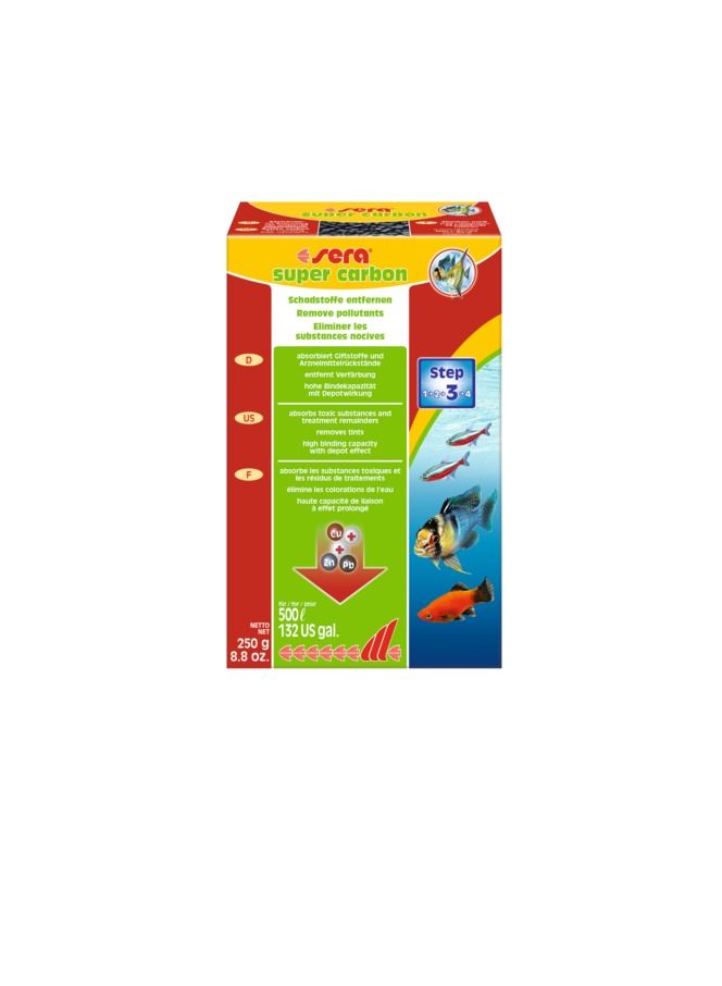 Sera Super Carbon Aquarium Water Treatment For Fish Tank 250G