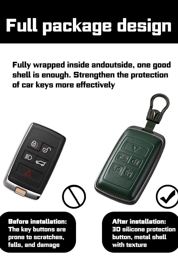 Car key protector, a suitable for Land Rover car key protector, perfectly wraps car keys, high-end, wear-resistant. - Image 2