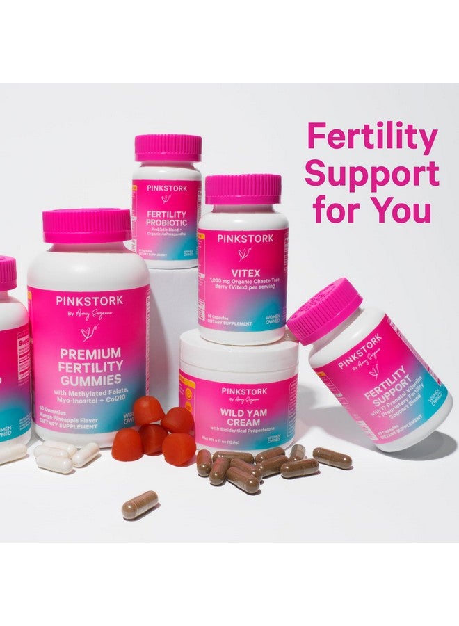 Pink Stork Fertility Support Probiotics for Women with Ashwagandha for Vaginal Health, Conception, pH Balance, Hormone Balance, and Gut Flora, Fertility Supplements for Women, 30 Capsules - Image 5