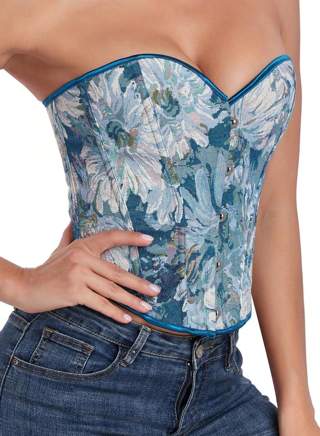 Take Two Jacquard Body Corset Shaping Top - Image 5
